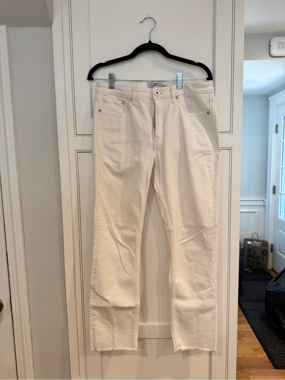 Vineyard Vines White Straight-Leg Jeans